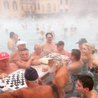 Taking the waters in Budapest